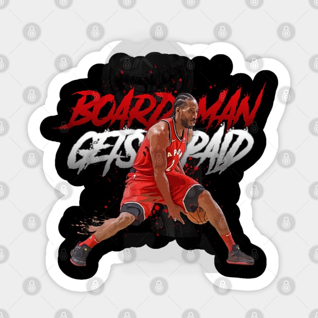 Kawhi Leonard Boardman Sticker by Juantamad